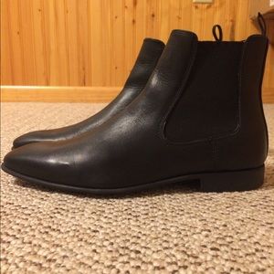 Aldo Biondi-R Black leather Chelsea Boot
